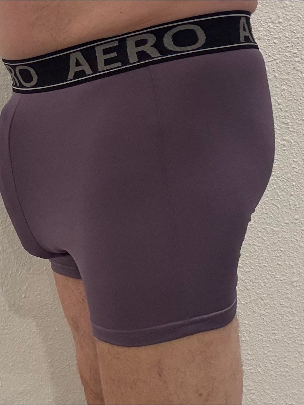 Aeropostale Men's Boxer Briefs in Purple with Branded Waistband - Picture 2 of 5